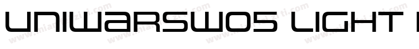UniwarsW05 Light Regular字体转换